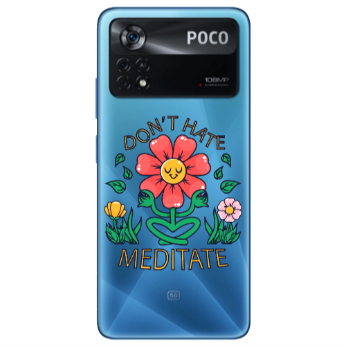 Xiaomi Poco X4 Pro Meditate Transparent Silicone TPU Θήκη