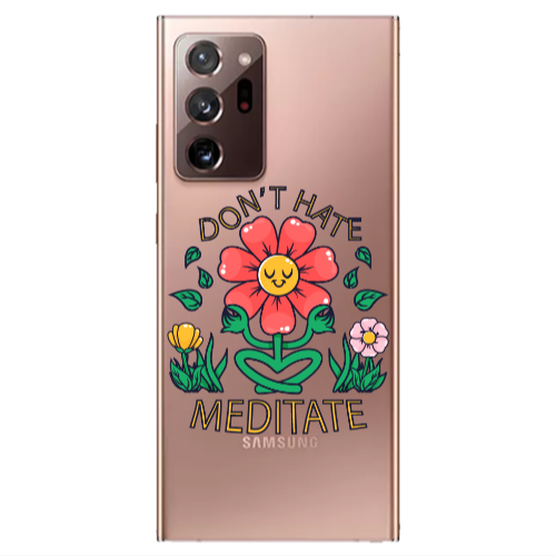 Samsung Note 20 Ultra Meditate Transparent Silicone TPU Θήκη