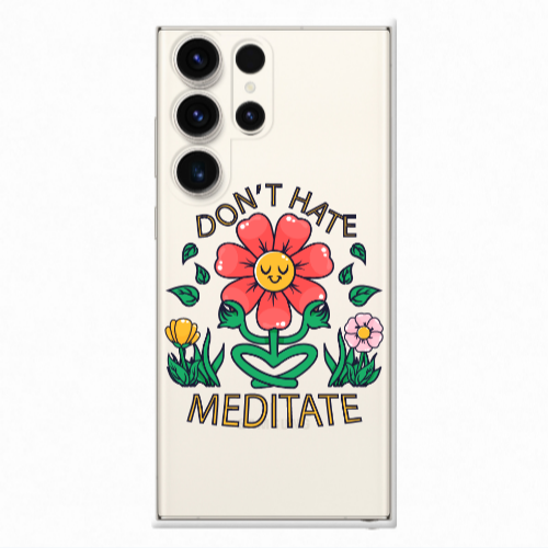 Samsung S23 Ultra Meditate Transparent Silicone TPU Θήκη
