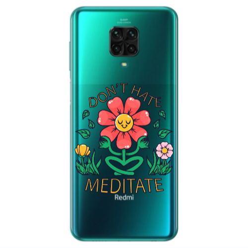 Xiaomi Redmi Note 9S Meditate Transparent Silicone TPU Θήκη