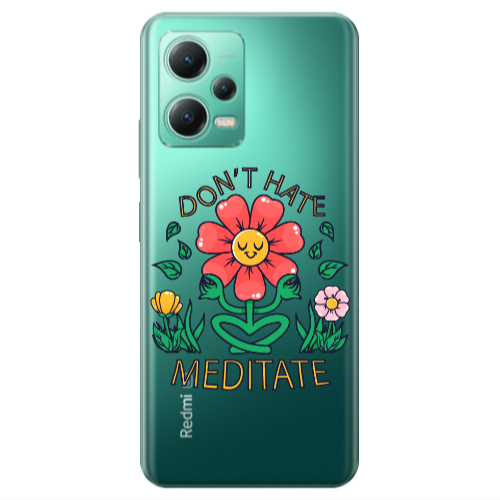 Xiaomi Redmi Note 12 Pro 5G Meditate Transparent Silicone TPU Θήκη