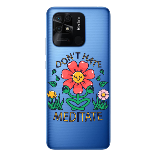 Xiaomi Poco C40 Meditate Transparent Silicone TPU Θήκη