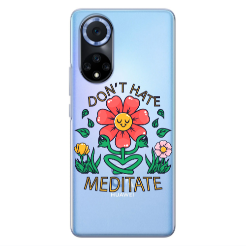 Huawei Nova 9 Meditate Transparent Silicone TPU Θήκη