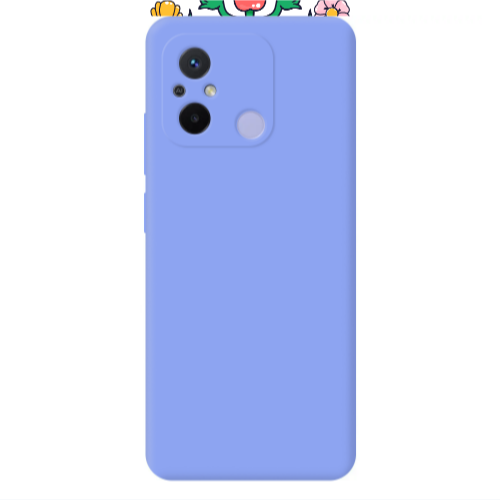 Xiaomi Redmi 12C Meditate Light Purple Colored Silicone TPU Θήκη