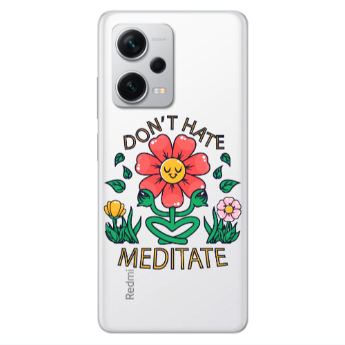 Xiaomi Redmi Note 12 5G Meditate Transparent Silicone TPU Θήκη