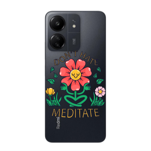 Xiaomi Redmi 13C Meditate Transparent Silicone TPU Θήκη