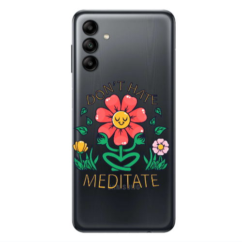 Samsung A13 5G Meditate Transparent Silicone TPU Θήκη