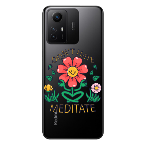 Xiaomi Redmi Note 12s Meditate Transparent Silicone TPU Θήκη
