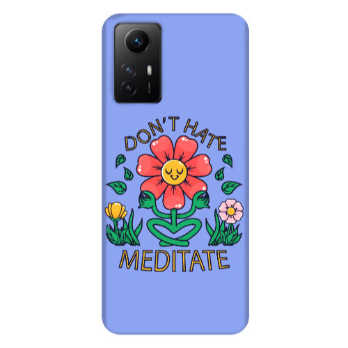 Xiaomi Redmi Note 12s Meditate Light Purple Colored Silicone TPU Θήκη