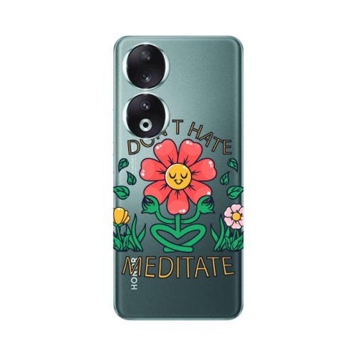 Honor 90 5G Meditate Transparent Silicone TPU Θήκη