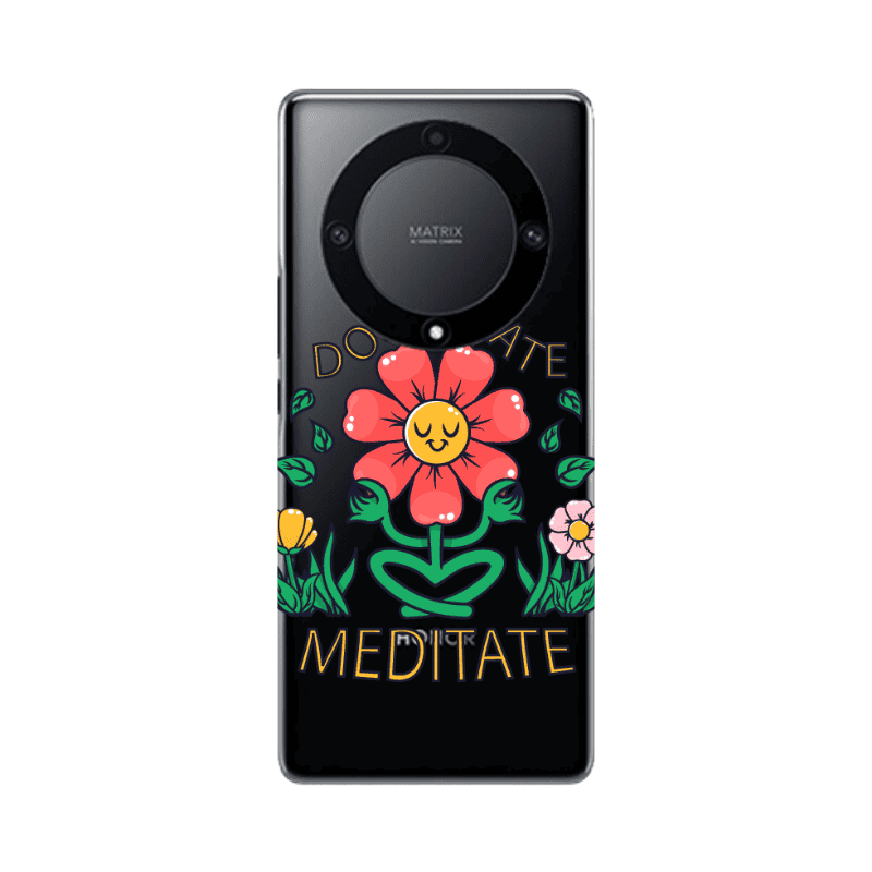 Honor Magic5 Lite 5G Meditate Transparent Silicone TPU Θήκη