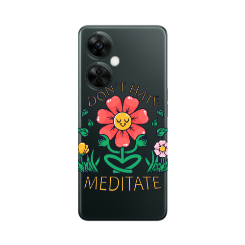 Oneplus Nord CE 3 Lite 5G Meditate Transparent Silicone TPU Θήκη