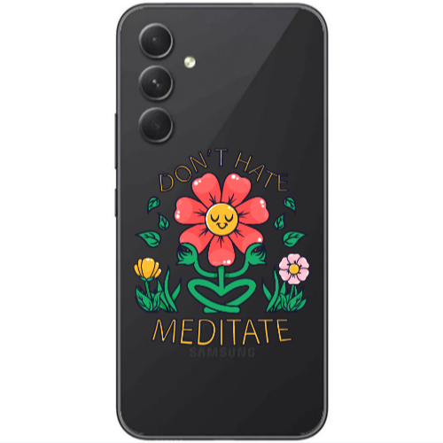 Samsung Galaxy A25 Meditate Transparent Silicone TPU Θήκη