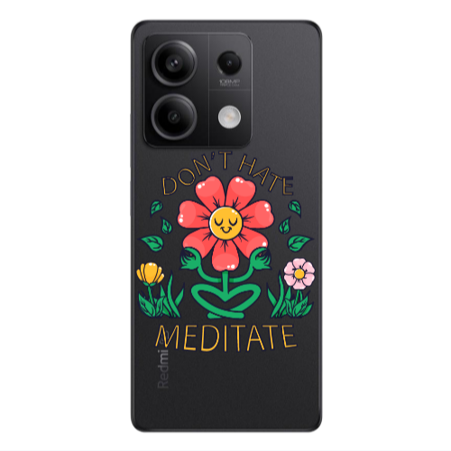 Xiaomi Redmi Note 13 5G Meditate Transparent Silicone TPU Θήκη