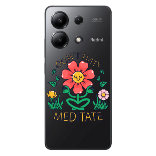 Xiaomi Redmi Note 13 4G Meditate Transparent Silicone TPU Θήκη