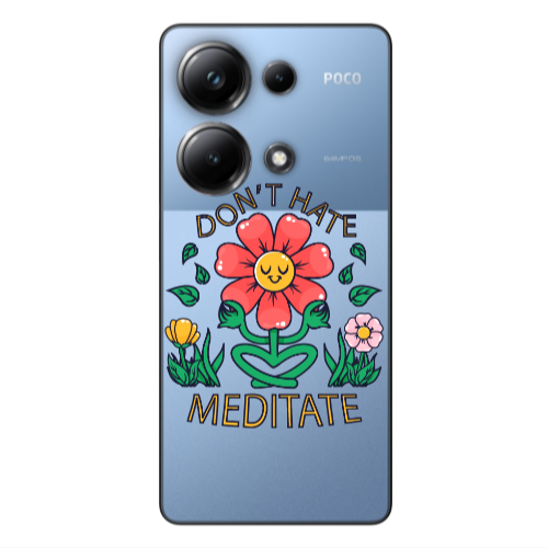 Xiaomi Poco M6 Pro 4G Meditate Transparent Silicone TPU Θήκη