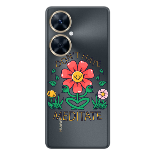 Huawei Nova 11i Meditate Transparent Silicone TPU Θήκη