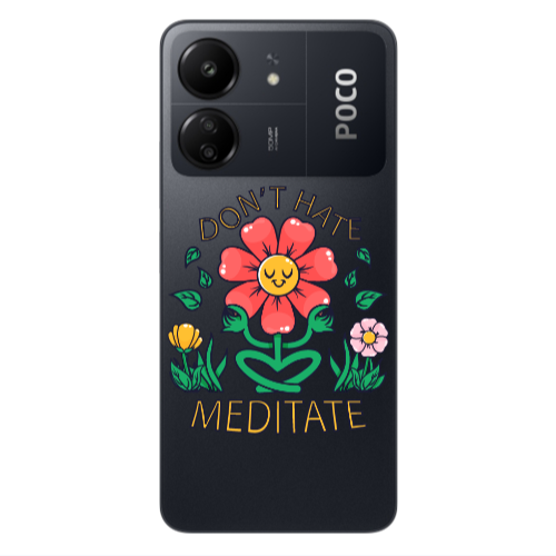 Xiaomi Poco C65 Meditate Transparent Silicone TPU Θήκη