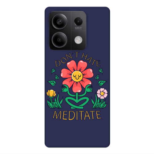 Xiaomi Redmi Note 13Pro 5G Meditate Dark blue Colored Silicone TPU Θήκη
