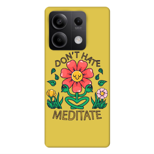 Xiaomi Redmi Note 13Pro 5G Meditate Yellow Colored Silicone TPU Θήκη