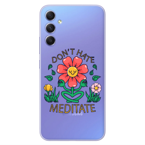 Samsung A25 Meditate Transparent Silicone TPU Θήκη