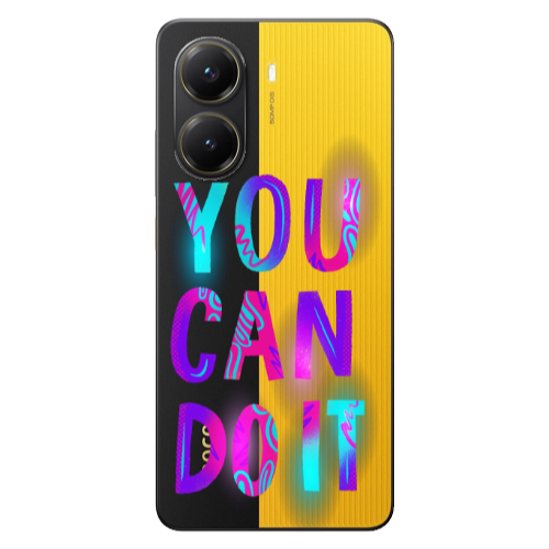 Xiaomi Poco X7 Pro You Can Doit Transparent Silicone TPU Θήκη