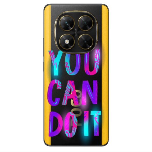 Xiaomi Poco X7 You Can Doit Transparent Silicone TPU Θήκη