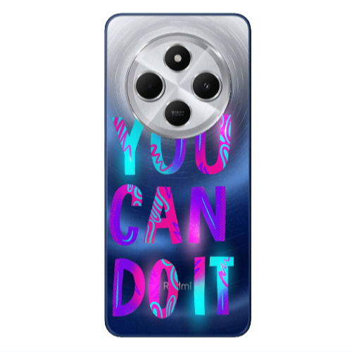 Xiaomi Redmi 14c You Can Doit Transparent Silicone TPU Θήκη