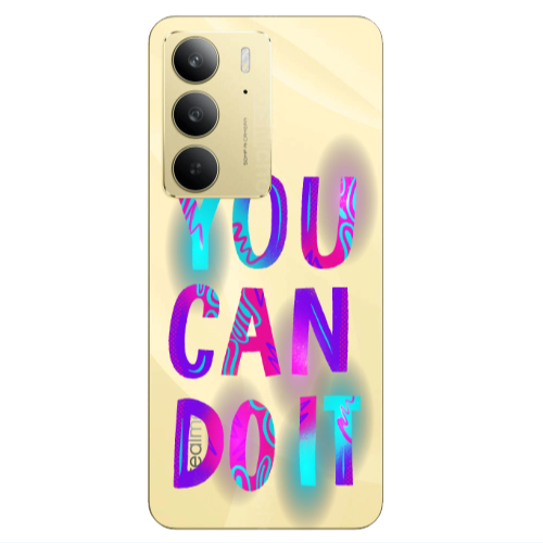 Realme C 75 You Can Doit Transparent Silicone TPU Θήκη