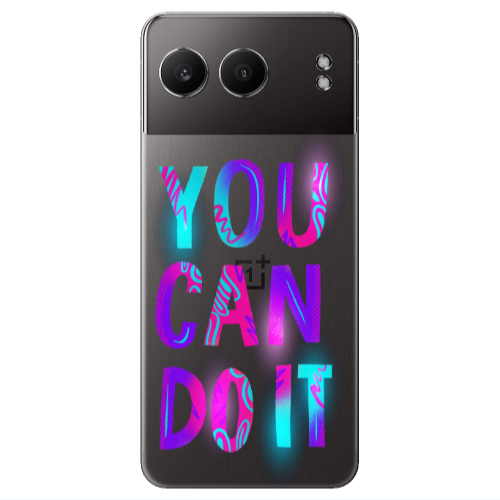 Oneplus Nord 4 You Can Doit Transparent Silicone TPU Θήκη