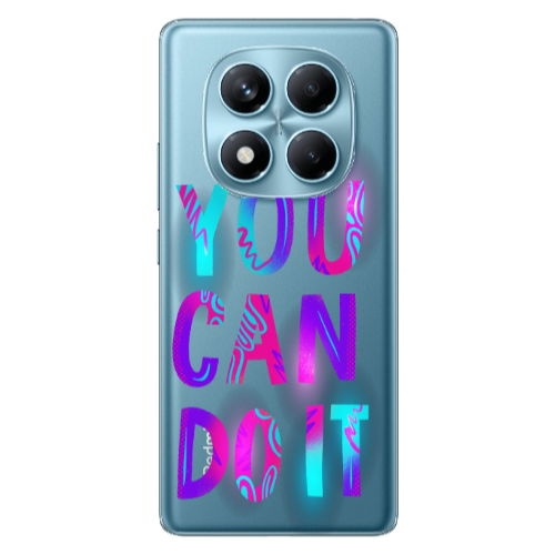 Xiaomi Redmi Note 14 Pro You Can Doit Transparent Silicone TPU Θήκη