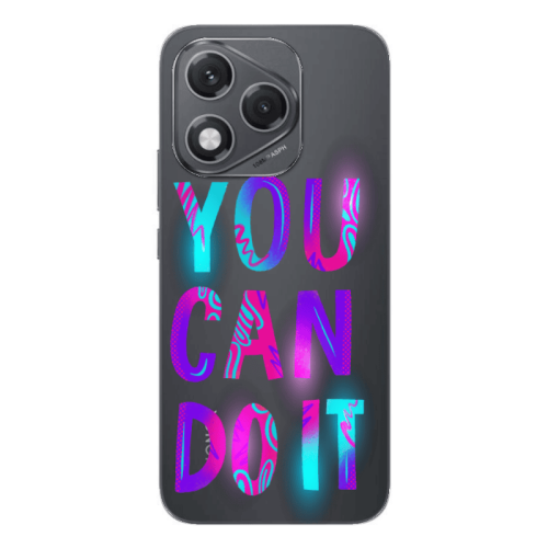Honor 400 Lite You Can Doit Transparent Silicone TPU Θήκη