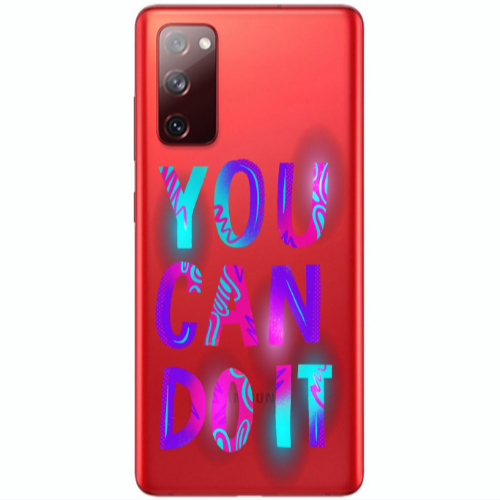 Samsung S20 FE You Can Doit Transparent Silicone TPU Θήκη