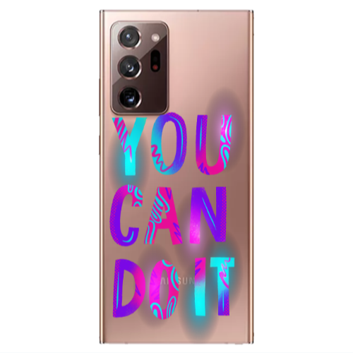 Samsung Note 20 Ultra You Can Doit Transparent Silicone TPU Θήκη