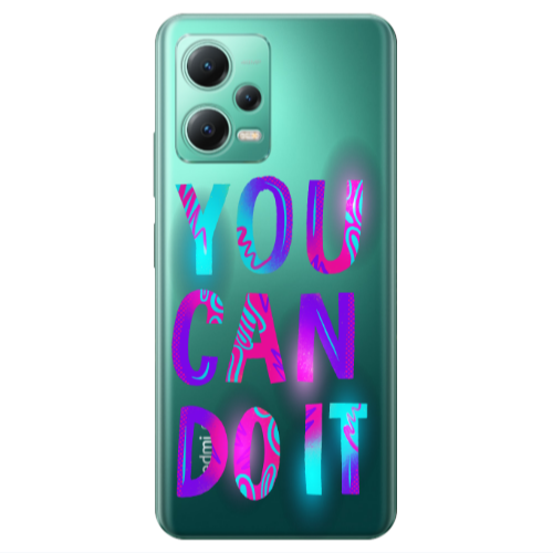 Xiaomi Redmi Note 12 Pro 5G You Can Doit Transparent Silicone TPU Θήκη