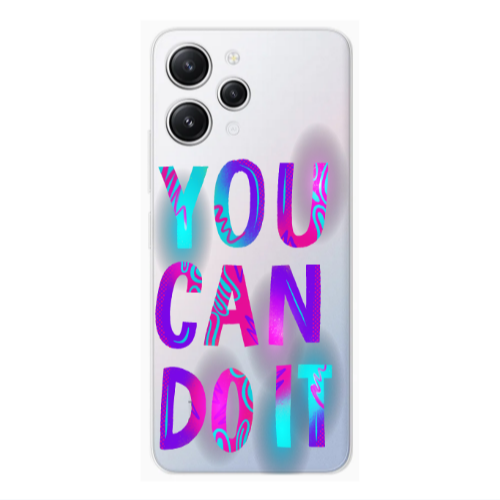 Xiaomi Redmi 12 You Can Doit Transparent Silicone TPU Θήκη
