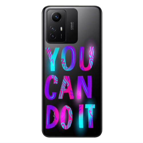 Xiaomi Redmi Note 12s You Can Doit Transparent Silicone TPU Θήκη