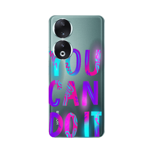 Honor 90 5G You Can Doit Transparent Silicone TPU Θήκη