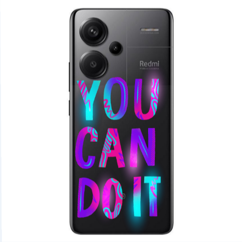 Xiaomi Redmi Note 13 Pro+ 5G  You Can Doit Transparent Silicone TPU Θήκη