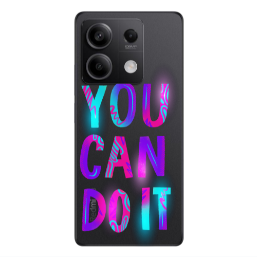 Xiaomi Redmi Note 13Pro 5G You Can Doit Transparent Silicone TPU Θήκη
