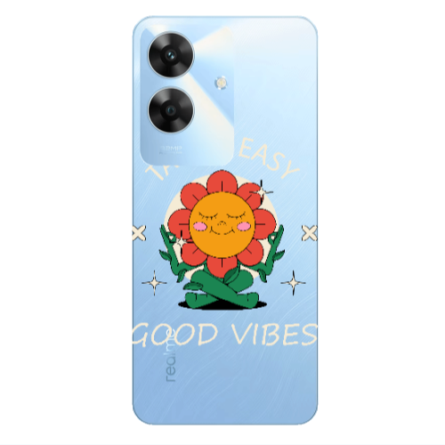 Realme Note 60 Take It Easy Transparent Silicone TPU Θήκη