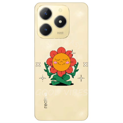 Realme C61 Take It Easy Transparent Silicone TPU Θήκη