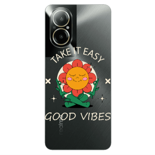 Realme C67 Take It Easy Transparent Silicone TPU Θήκη
