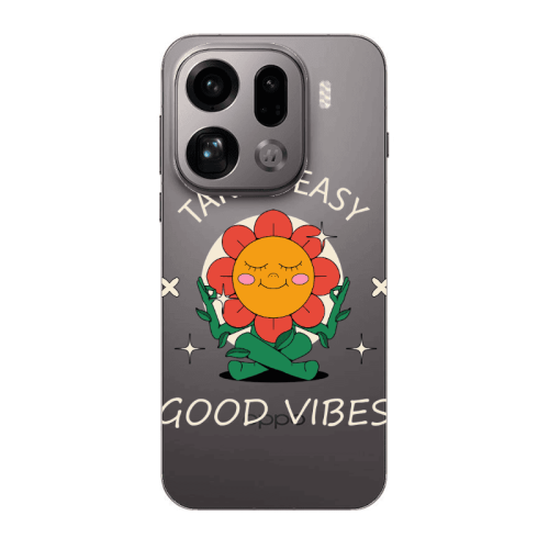 Oppo Find X9 Pro Take It Easy Transparent Silicone TPU Θήκη