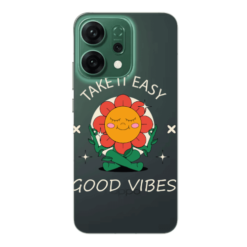 Oppo RENO 14 Take It Easy Transparent Silicone TPU Θήκη