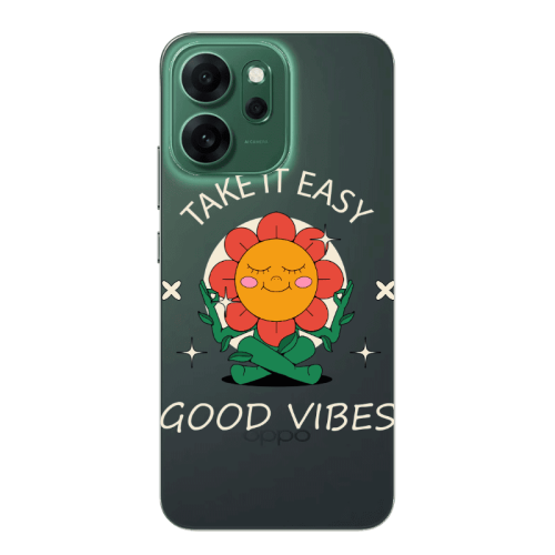 Oppo 14 F Take It Easy Transparent Silicone TPU Θήκη
