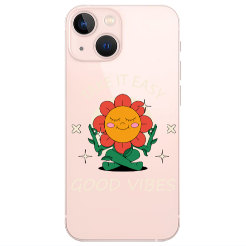 Apple iPhone 13 Take It Easy Transparent Silicone TPU Θήκη