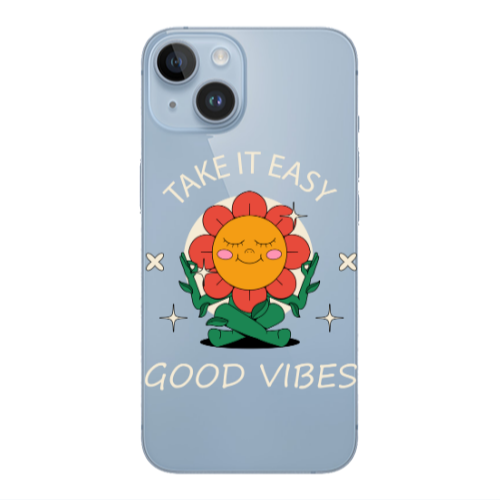 Apple iPhone 14  Take It Easy Transparent Silicone TPU Θήκη