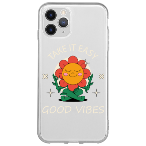Apple iPhone 13 Pro Take It Easy Transparent Silicone TPU Θήκη