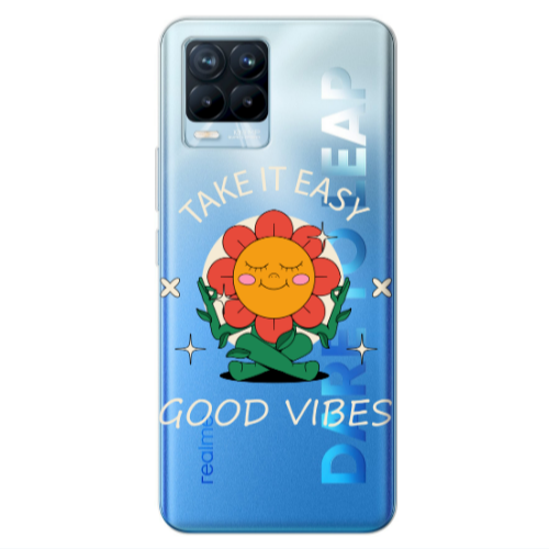 Realme 8 Pro Take It Easy Transparent Silicone TPU Θήκη